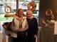 Aunt Betty and Marion visiting my space at the McMichael 2017