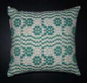 M  Clare Booker   Cats Paws & Snails Tails, Hand Woven Cushion