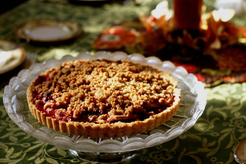 Sandra Wood - Delicious, Cranberry Pear Tart